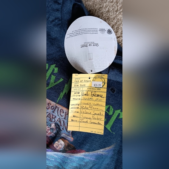 HARRY POTTER and the Prisoner of Azkaban Graphic T-Shirt XS MENS BLUE - Picture 6 of 6